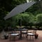 9ft. Solar Lighted Outdoor Patio Market Umbrella